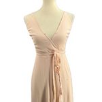 Yumi Kim ‎ Wrap Dress Blush Pink Rush Hour Maxi XS New Wedding Formal Beach Photo 1