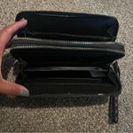 None CC Black and Tan Patterned Wallet Photo 1