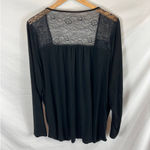 Torrid Knit Rayon Span Surplice Lace Back Long Sleeve Top Size 3X Photo 6