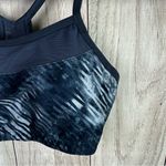 Moving Comfort  Black and Gray Patterned Sports Bra Photo 1