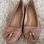 The Limited  Pink Leather Tassel Loafer Flats Women Size 7.5 M Photo 0