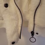 Aeropostale NWT  White Size Large Faux Fur Hooded Jacket Photo 6