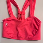 Free People Movement On The Radar Sports Bra Neon Coral Size XS/S NWOT MSRP $48 Photo 3