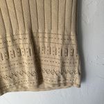 Liz Claiborne  Sweater Tank Top Vintage‎ Small Knit Linen Blend Cottage Academia Photo 2