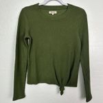 Madewell  Women's Elwood Knot Front Top Palm Tree Cotton Photo 0