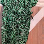 Michael Kors green/black wrap dress. P2P 20” length 33” SIZE SMALL nwt Photo 5