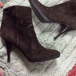 via spiga  Elegant Brown Suede Women's Ankle Boots made in Italy 8M Photo 1