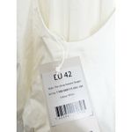 NA-KD NWT Thin Strap Volume Singlet Top Size Large White Bubble Asymmetric Chic Photo 5