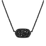 Kendra Scott Gunmetal Black Drusy Necklace Photo 2