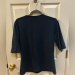 Worthington  Blue Fitted Short Sleeve Top Photo 1