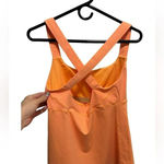 Lululemon  🍋 size 10 peach/orange crossbody tank top with built in bra Photo 2