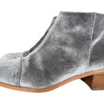 Anthropologie Velvet  women’s  Ankle Boots  Size 7.5 Great Cond Blue Gray Photo 0