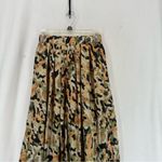 Floral Wide Leg High Waisted Pants Womens Small Yellow Black Photo 1