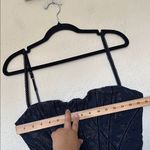 House Of CB  Esme midnight‎ blue lurex chiffon maxi dress NWOT size S Photo 10