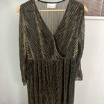 The Room  Black and Gold Maxi‎ Dress Photo 1