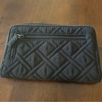 Vera Bradley  RFID TURN LOCK & ZIP ORGANIZER WALLET~BLACK~8” x 5” Photo 2