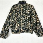 Johnny Was  Calme Printed Fleece Jacket Size Medium Leopard Astrology Celestial Photo 1