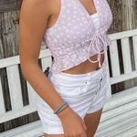 Princess Polly Lilac Tie Top Photo 0