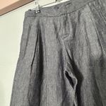 Theory NEW  Linen Dalisha Red Bay Speckled Blue Pant Deadstock Sz 6 Timeless Twee Photo 12