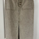 Hello Nite Ryder MIDI Beige Corduroy Button Photo 0