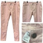 Maurice's  Lightweight Stretch Mid Rise Denim Pink Coral Jeans Size Large Regular Photo 1