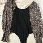 Prómesa Bodysuit  Floral Balloon Sleeve Photo 1