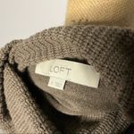 Loft Ann Taylor  Women Cowl Neck Brown Long Sleeve Sweater size S Office Neutral Photo 5