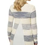 Calvin Klein Women's Chiffon Back Striped Knit Tunic Sweater Size XXL Photo 0