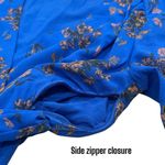 Free People  Lilou Printed Bell Sleeve Dress in Cobalt Combo Fairycore Size S Photo 10