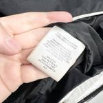 Faded Glory  Jacket Women Sz Medium Black Collared Button Front Rain Trench Coat Photo 4