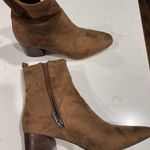 Donald Pliner  Brown Suede Ankle Boots Photo 2