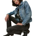 Lucky Brand Cropped Classic Denim Jean Jacket size Medium Photo 1