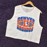  Denver Broncos Team Spirit NFL Rivalry Crop Tank Top XXL  Photo 2