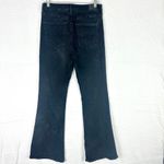 American Eagle Highest Rise Flare Jeans Size 6 Black Button Fly Photo 1