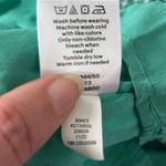 Draper James RSVP Gingham Dress Sz 2XL Cottagecore Surplice Western Puff Sleeve Green Photo 11