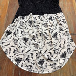 Jolt  High-Lo Black Floral Top size Small Photo 9