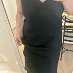 A New Day Black Silk Midi Dress Photo 1
