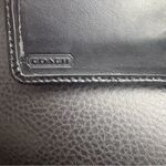 Coach Zipper buckle wallet black wallet small Photo 8