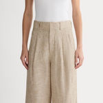Everlane the Linen Way-High Drape Pant, Cornstalk Chambray Photo 0