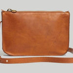 Madewell  simple Crossbody Bag English Saddle Brown Leather One Size Photo 0