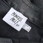 Princess Polly   Faux Leather Black Pants Straight Leg Women's Size 2 Photo 5