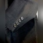 Ralph Lauren Military Faux Fur Lapel Double Breasted Black Wool Riding Coat Sz 6 Photo 10