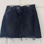 Flying Monkey Black Denim Mini Skirt Photo 0