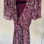 Francesca's Burgundy Wrap Dress Photo 1