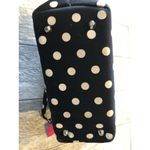 Z‎ Initials Polka Dot Ribbon Purse Tote Handbag Shoulder Bag Embroidered Black Photo 6