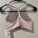 Lululemon NWT  Flow Y Wrap-Front High-Neck Bra Milkshake Pink Size 8 Photo 2