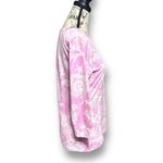J. McLaughlin S Pink White Floral Peacock Print Catalina Top Artsy Barbie Preppy Photo 8