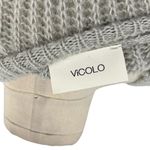 Vicolo Crewneck Sweater Balloon Sleeve Knit Mohair Acrylic Grey One Size Gray Size undefined Photo 8
