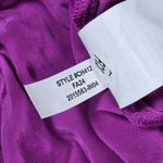 J.Crew Gwyneth layered slip skirt crinkle chiffon Neon Vibrant Purple XXS NWT Photo 4