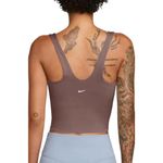Nike Alate Training Tank Seamless Padded Sports Bra Smokey Mauve/White NWT XS Photo 7